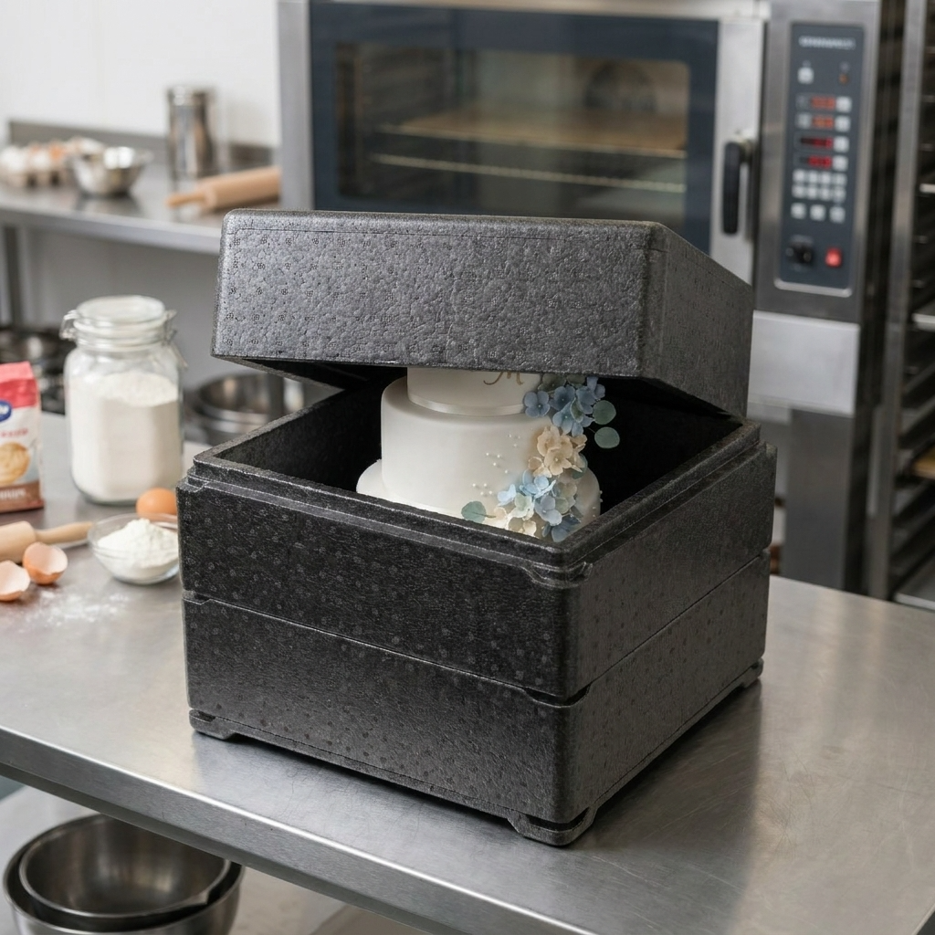 Thermobox | Isolierte Transportbox für Hochzeitstorten | L | 35 cm x 35 cm