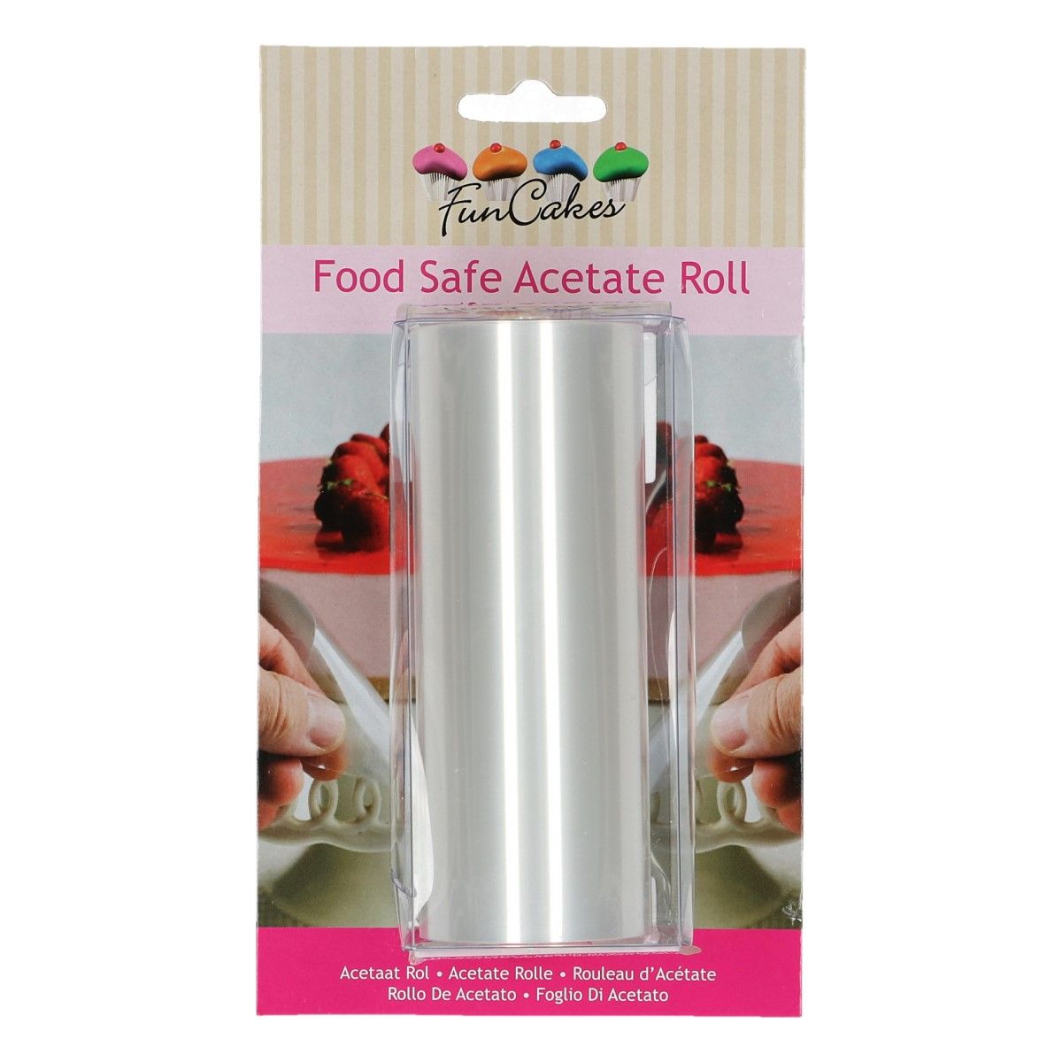 FC2130_0_df97bbe87eb952c0f69a247bfb35cb97_1 Funcakes Torten-Randfolie - 12cm