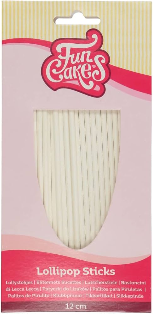 Funcakes Lollipop Sticks 12 cm / 50 Stück