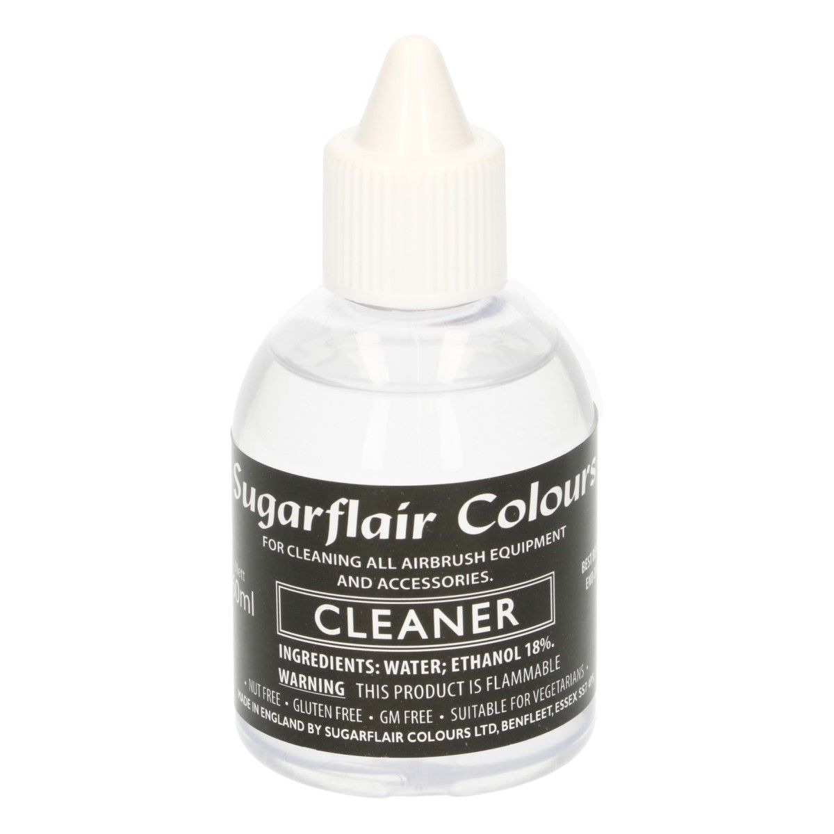 V701_0_c6c58324900eb7d1cc5dc8d76d530102 Reinigungs Flüssigkeit - Airbrush Lebensmittelfarbe Sugarflair 60ml