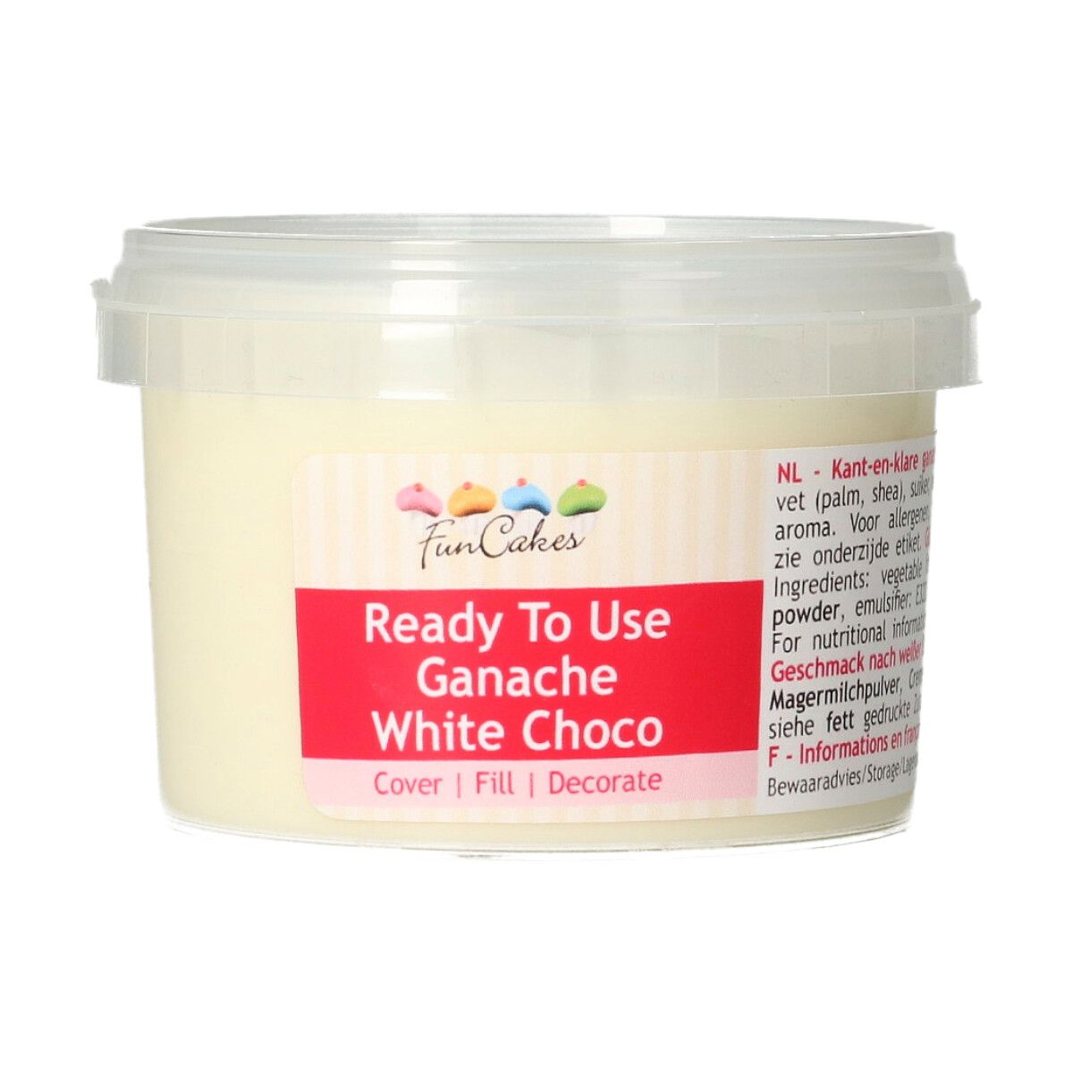 FunCakes Ready to use Ganache - White Chocolate - 260g