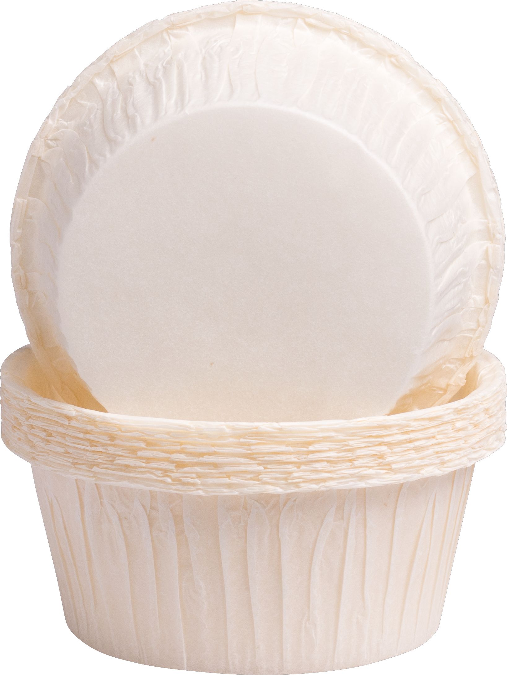 Muffinbackförmchen Weiß - 20 Stück, 5 x 3,2 cm