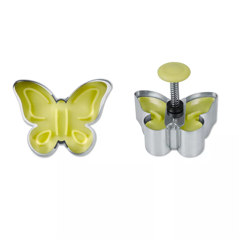 Städter Ausstechform Schmetterling mit Prägung 5cm