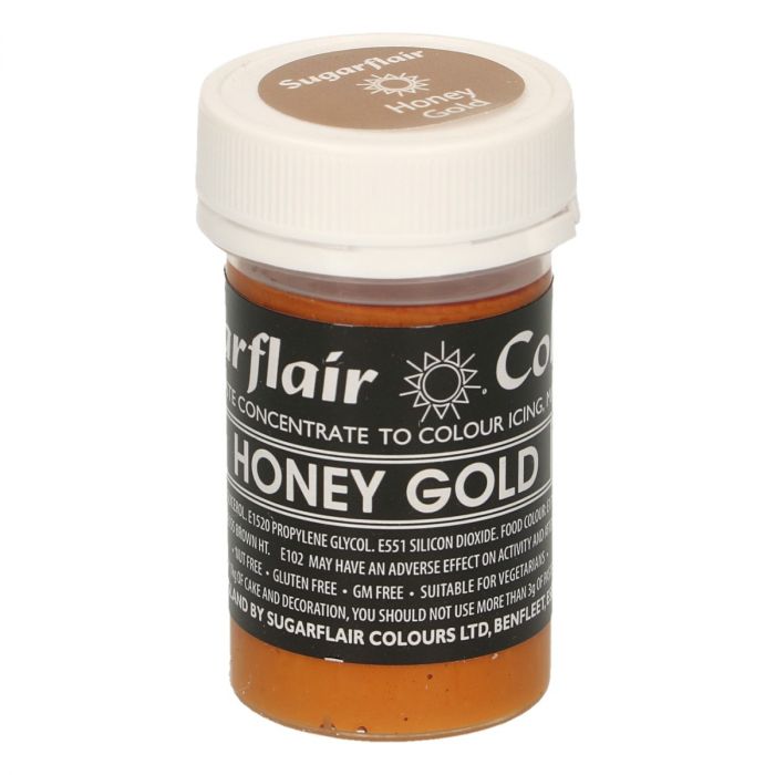 Sugarflair Pastel Colour Honey Gold 25g