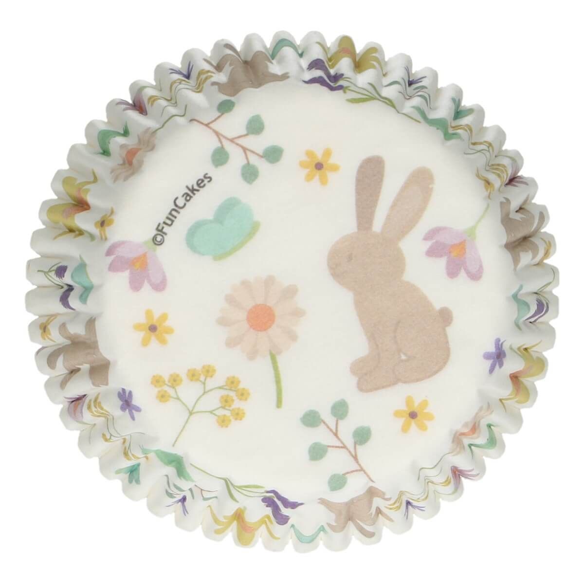 F84275_1_0c5dff2bad20f158d90ee6d86de4f095 FunCakes Backförmchen Ostern / Frühling 48 Stück