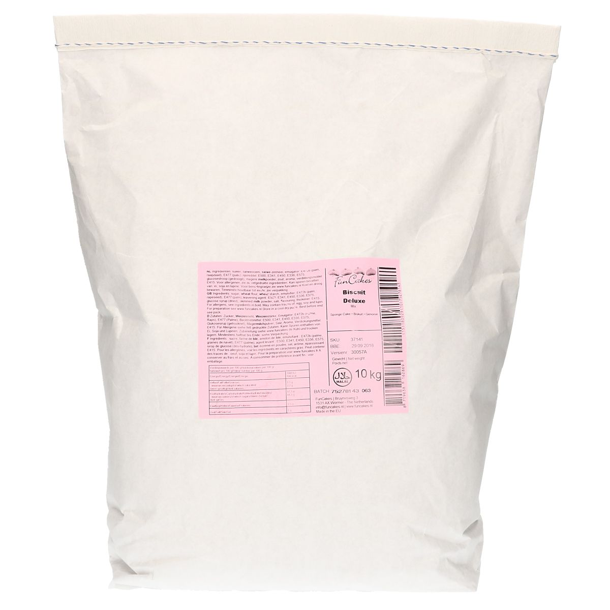 37141_0_128afc0cc98bc84d5a2aba83171787d5 FunCakes Mix für Bisquit 10kg
