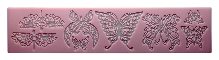"Tortenkleid Dekoration" Silikonmatte - Schmetterling
