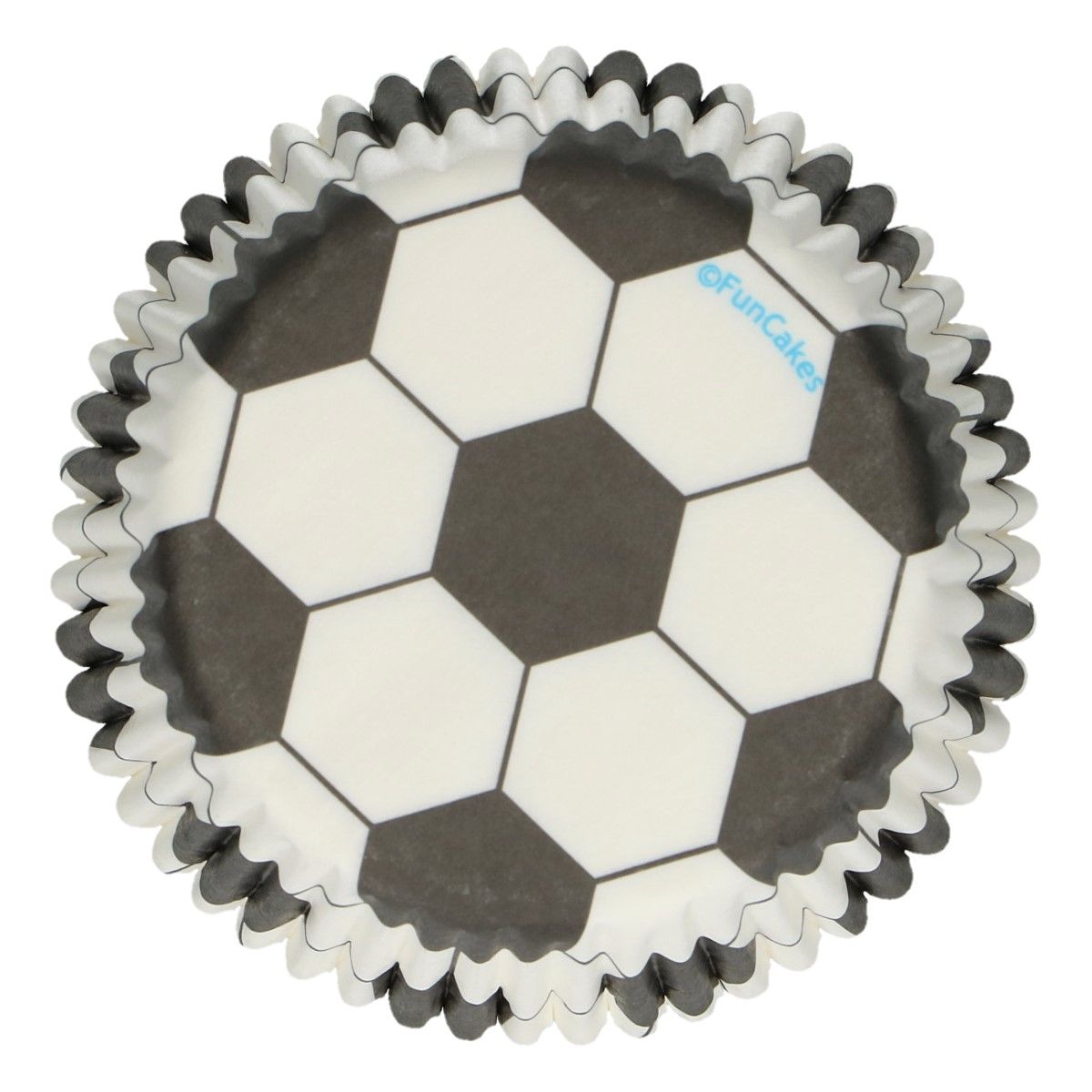 F84200_1_2dc179da2db31ebd0301ed28c2cf15cf FunCakes Papierbackform Fußball PK/48