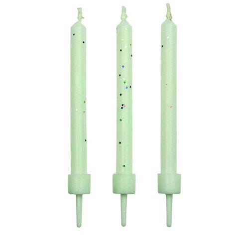 CA026_0_533967c312cdd35a773034a50dc1f089 PME Kerzen Weiß mit Glitzer 10 Stück