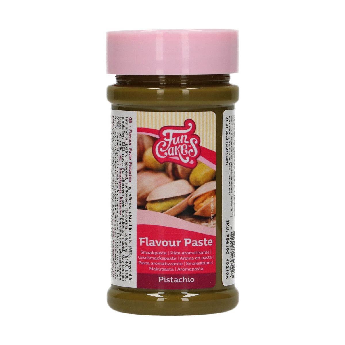 F56190_0_09da6a5cc65f3b21eff0b47aa13175b8_1 FunCakes Geschmackspaste Pistazie 80g - MHD-Artikel