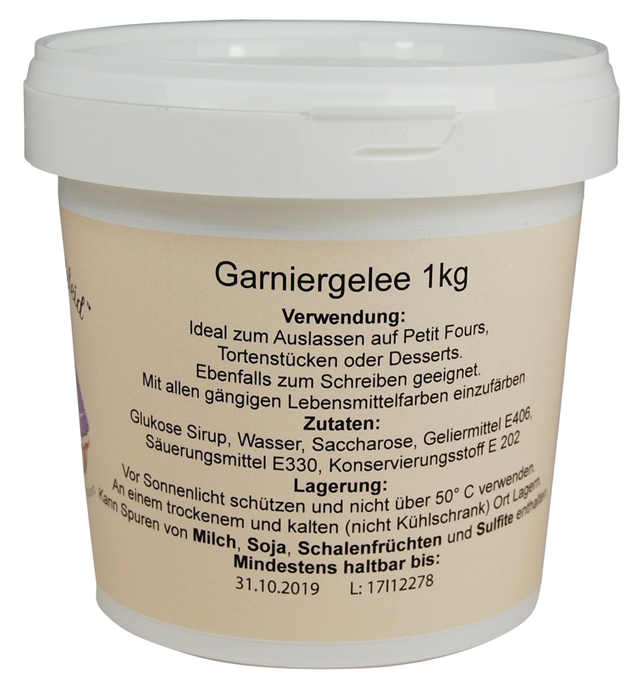 Tortenkleid Piping Gel / Garniergelee 1 kg  
