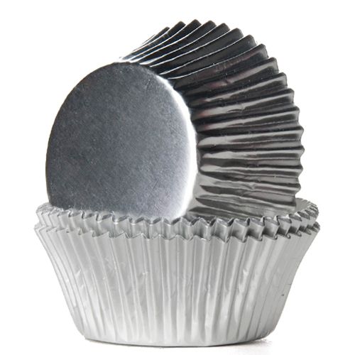 House of Marie Baking Cups Silber 24/Pkg
