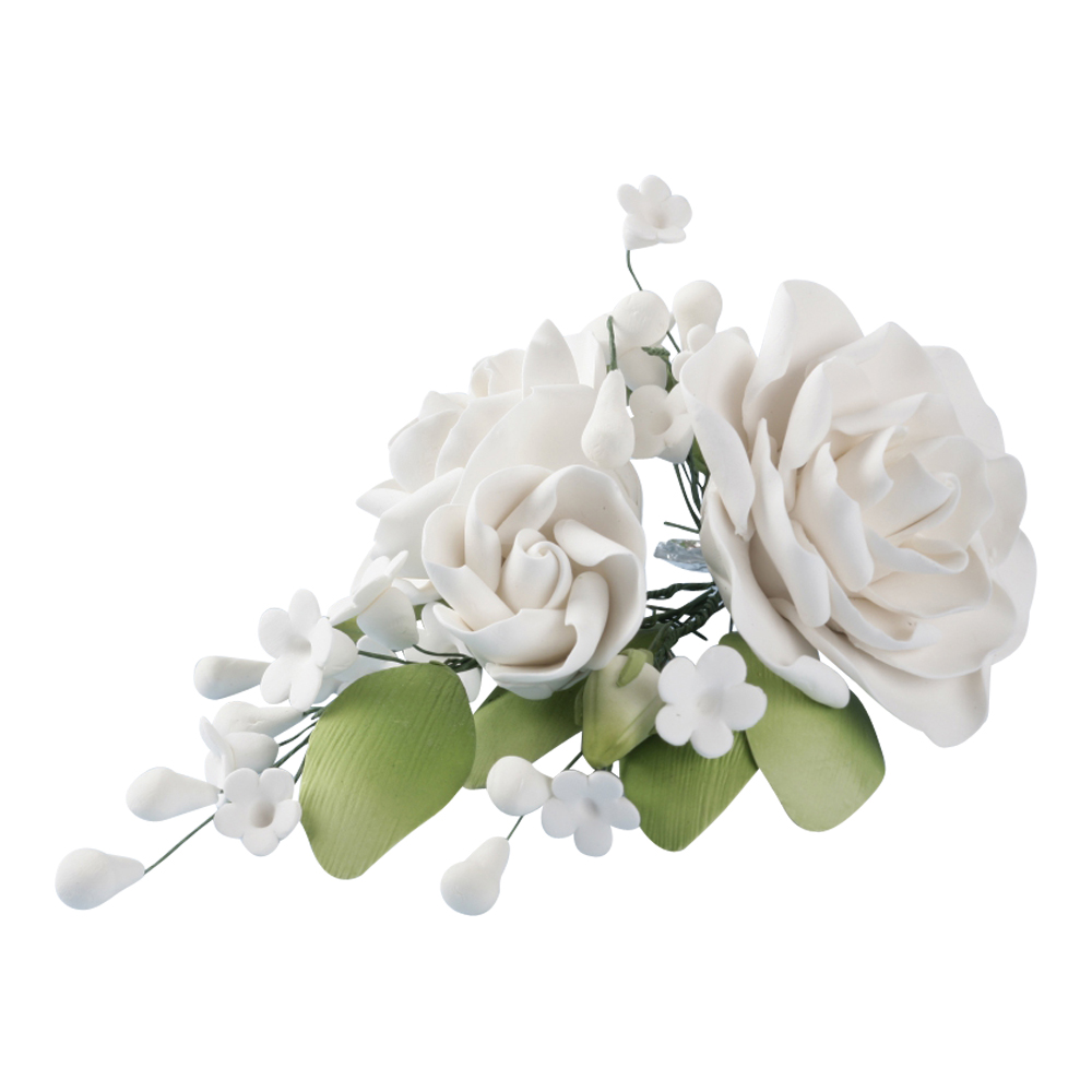 Rosen Bouquet weiß