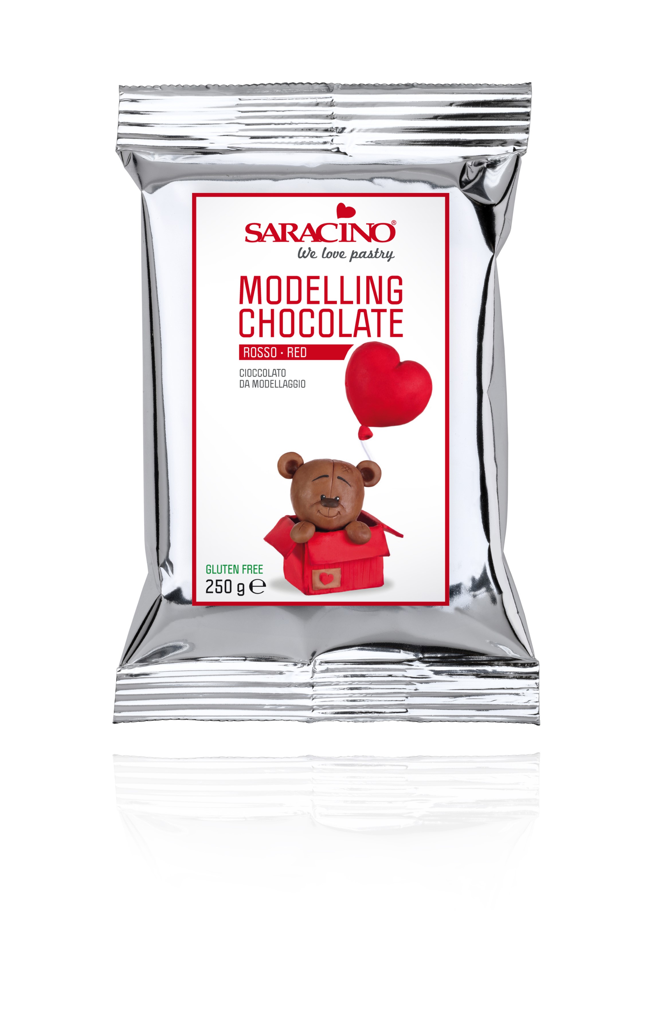 Saracino Modellierschokolade Rot – 250 g zum Modellieren & Eindecken Saracino Modellierschokolade Rot – 250 g zum Modellieren & Eindecken