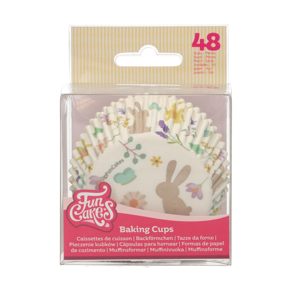 F84275_0_6107a50d941571f8d2e60fcb10d700bd FunCakes Backförmchen Ostern / Frühling 48 Stück