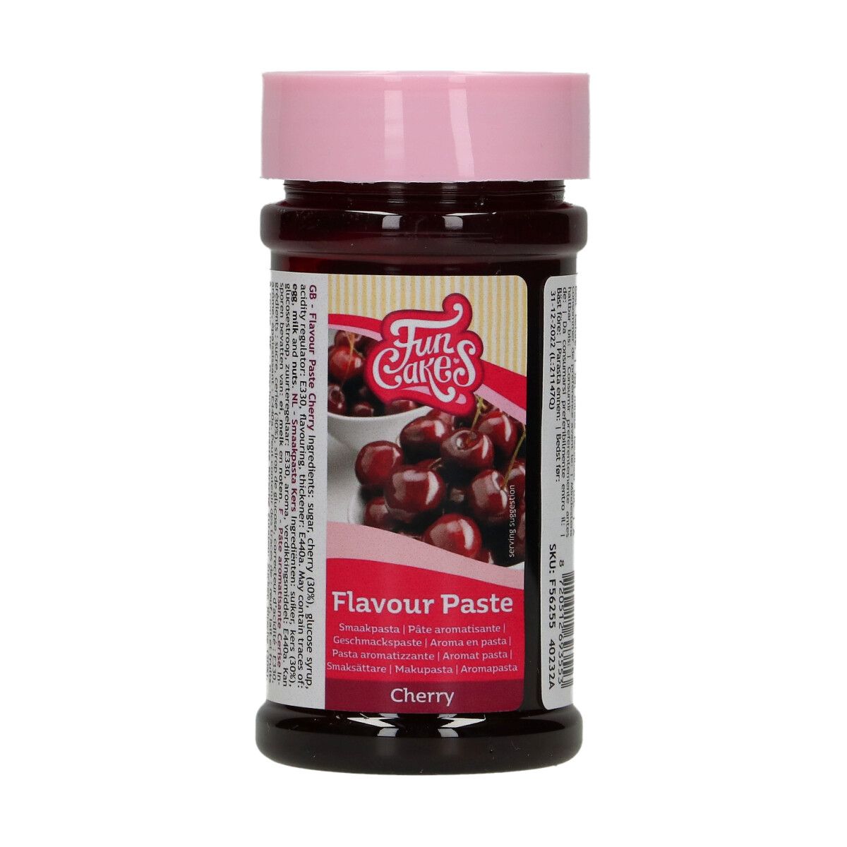 F56255_0_4ae01a3bc141f5897155edcf5ae9caee_2 FunCakes Geschmackspaste Kirsche 120g - MHD-Artikel