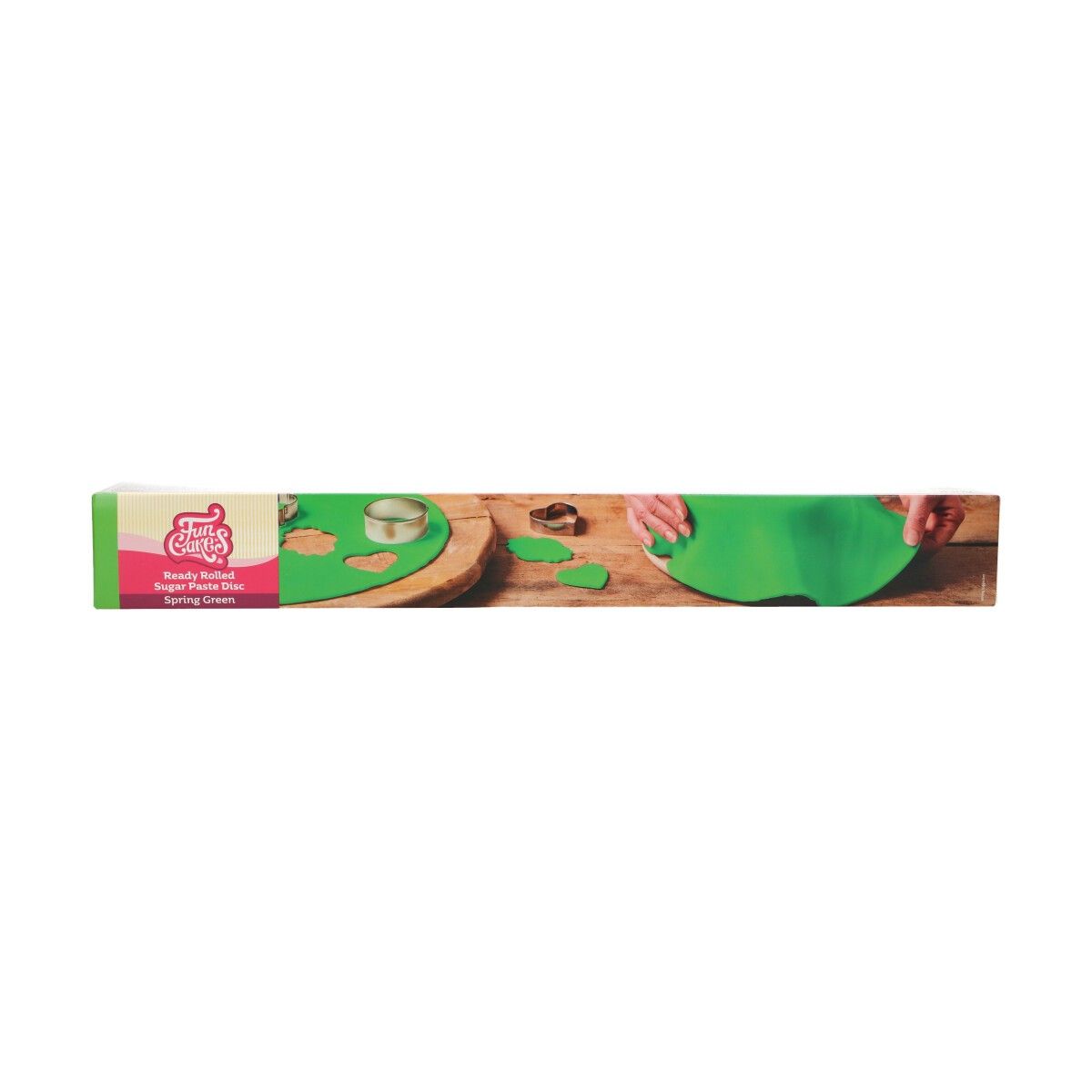 F20720_0_d99d5e556f9d694a93062d6a98b016be Funcakes Ausgerollte Fondantdecke, Grün- 36cm Ø