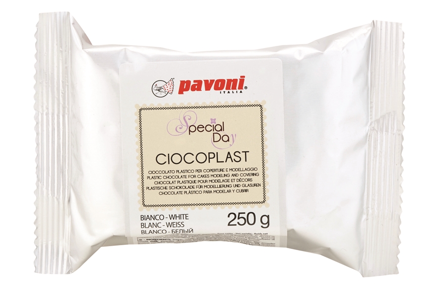 Modellier Schokolade 250 gramm weiß