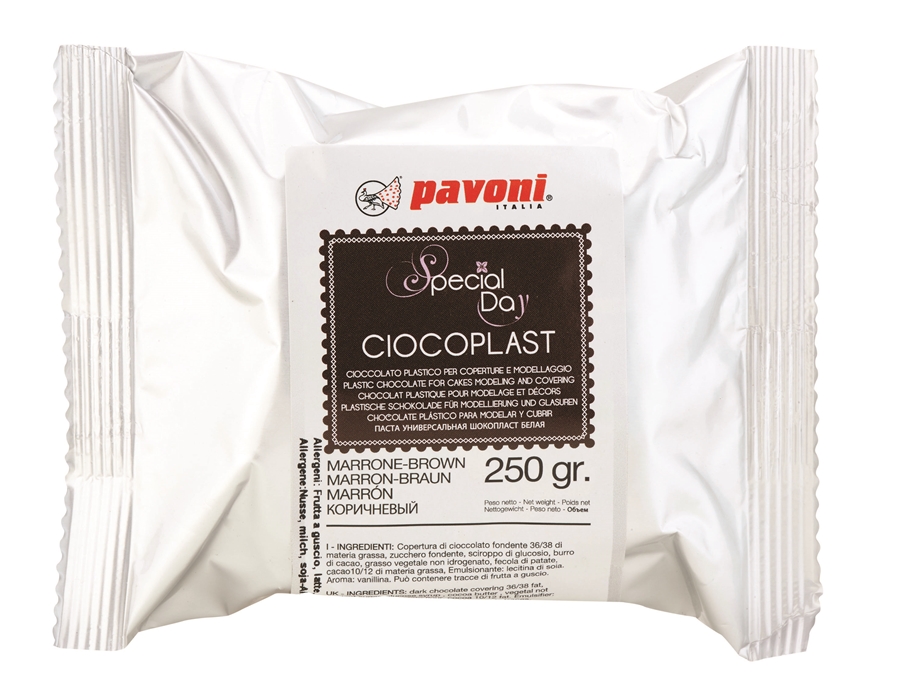 Modellier Schokolade 250 gramm braun