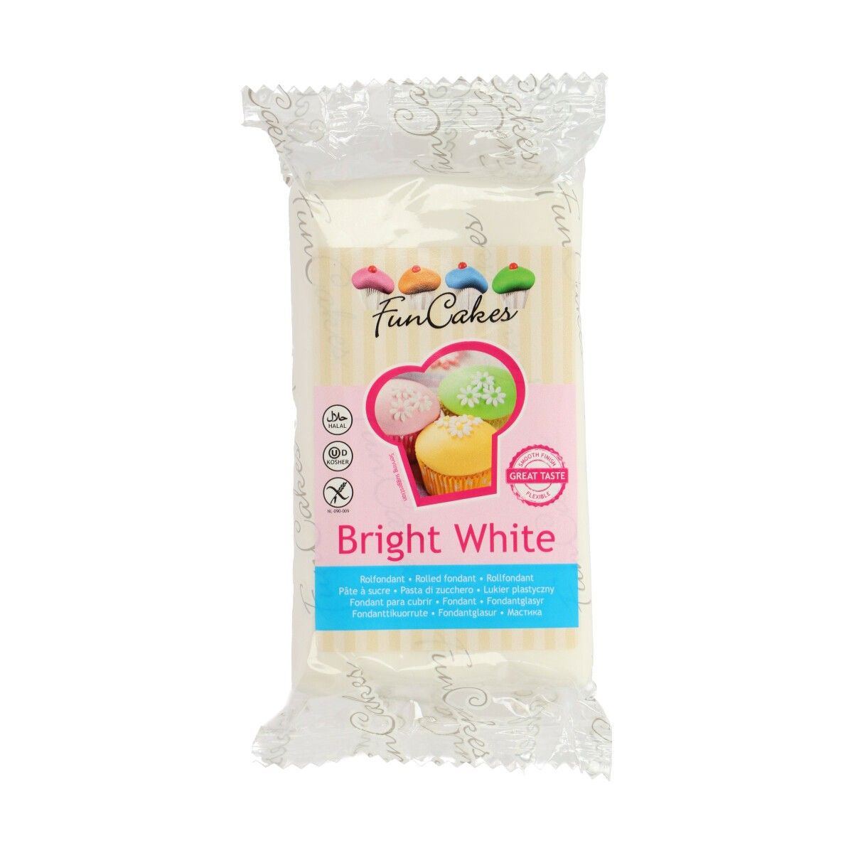 FunCakes Fondant - Bright White - -250g-