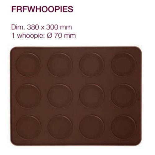 Silikon Backmatte für 12 Whoopies