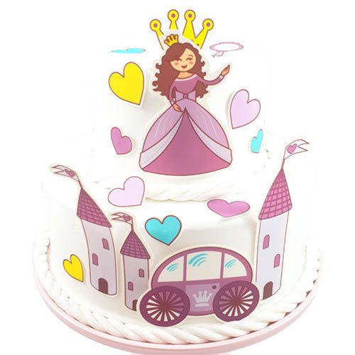 Tortenaufleger Kuchen Tattoo Prinzessin