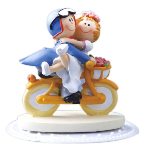 Brautpaar auf Fahrrad