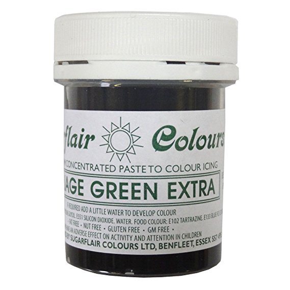 Sugarflair Paste Colour Foliage Green Extra, 42g