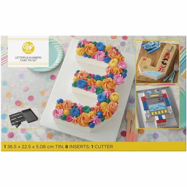 Wilton Numbers & Letters Cake Pan Set
