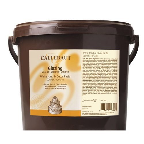 Callebaut Fondant / Dekorpaste weiß 7 kg Eimer