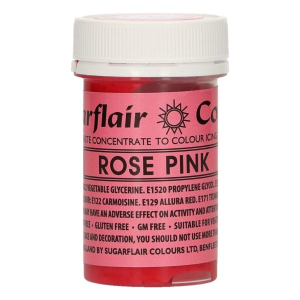 Sugarflair Pastenfarbe Rose Pink 25g