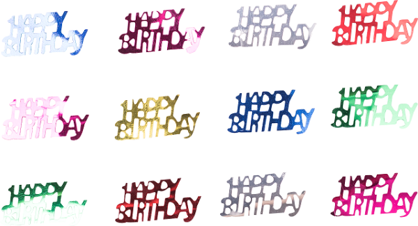 Confetti "Happy Birthday" bunt 14g