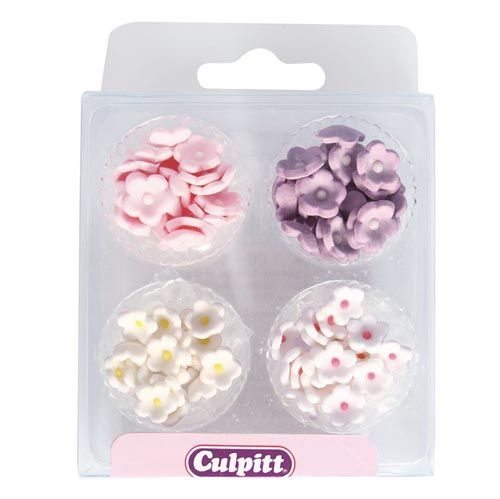 Culpitt Zucker Dekoration Mini Blumen Sortiment 100 Stück/PKG