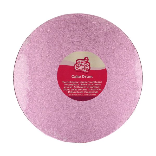 Tortenplatte rund Pink 25cm / 1 Stück