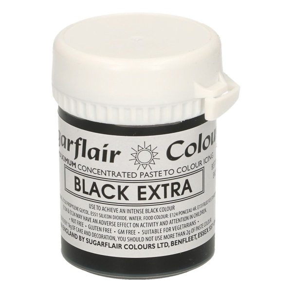 Sugarflair Paste Colour Black Extra, 42g