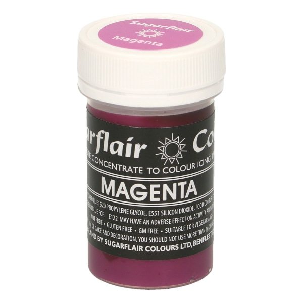 Sugarflair Pastel Colour Magenta 25g